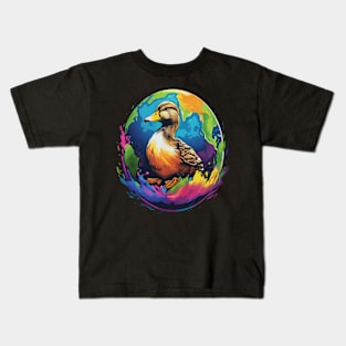 Duck Earth Day Kids T-Shirt